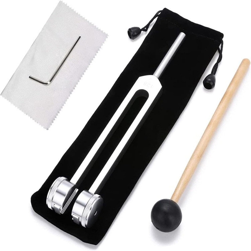 Ear Wax Remover - 128Hz Tuning Fork Set - Stainless
