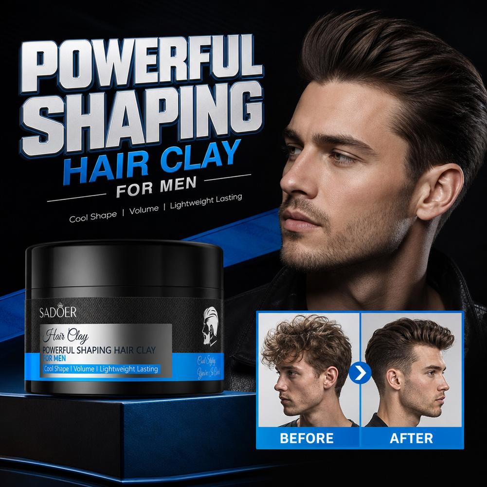 Men'S Grooming Hair - Matte Hair Styling Clay Strong Hold