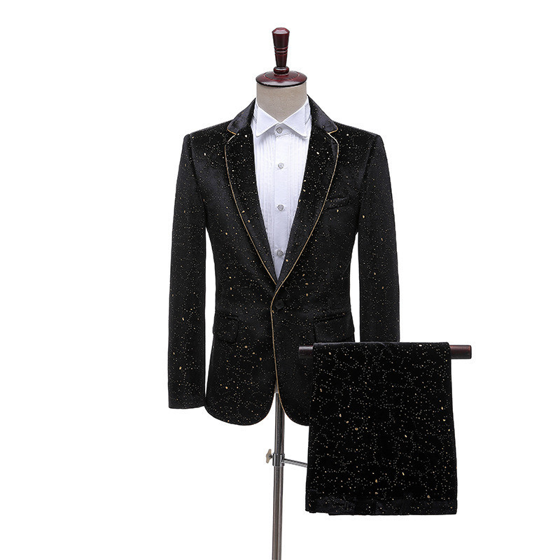 Men'S Grooming Studio - Stylish Formal Men's Velvet Suits Groom