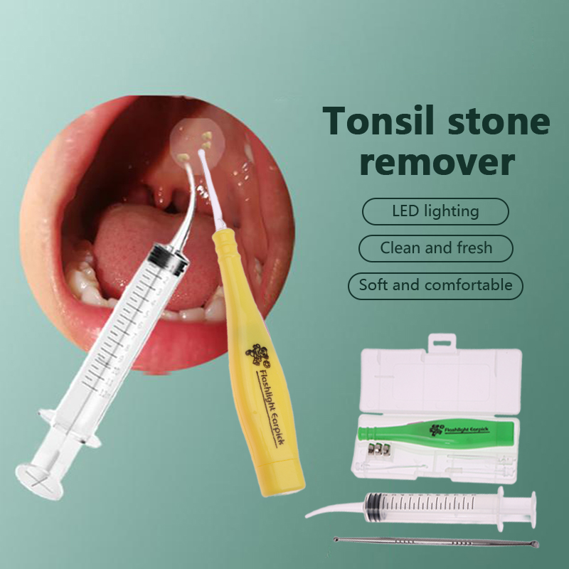 Ear Wax Remover - Tonsil Stone Remover Tools Led Light