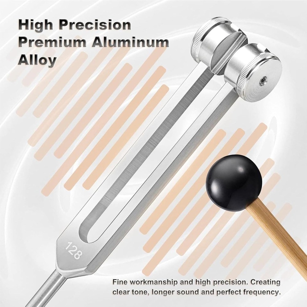 128Hz Tuning Fork Set - Stainl - огляд і ціна Ear Wax Remover