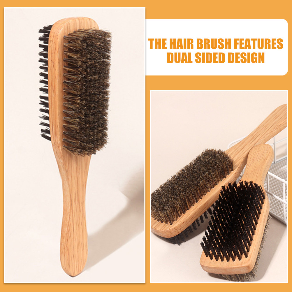2Pcs Double-Sided Boar Bristle - огляд і ціна Men'S Grooming Hair