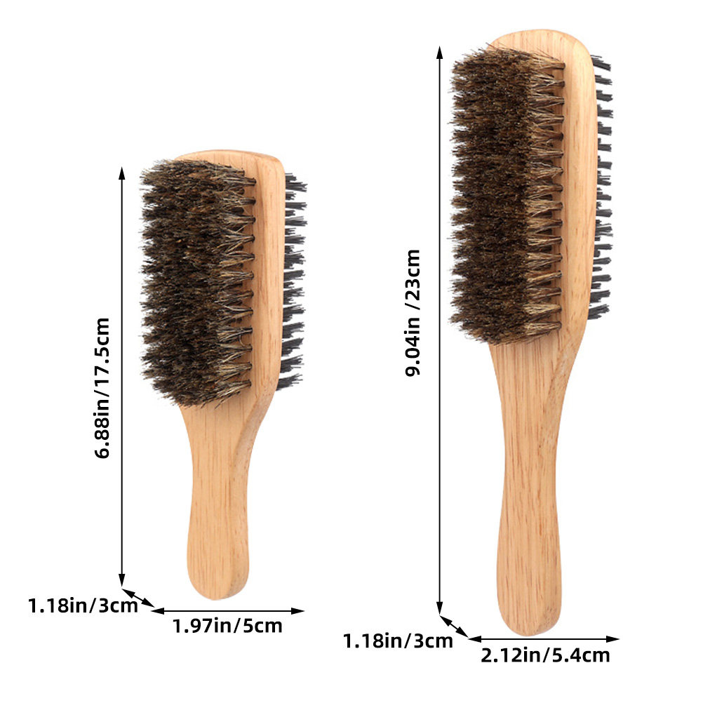 2Pcs Double-Sided Boar Bristle - огляд і ціна Men'S Grooming Hair