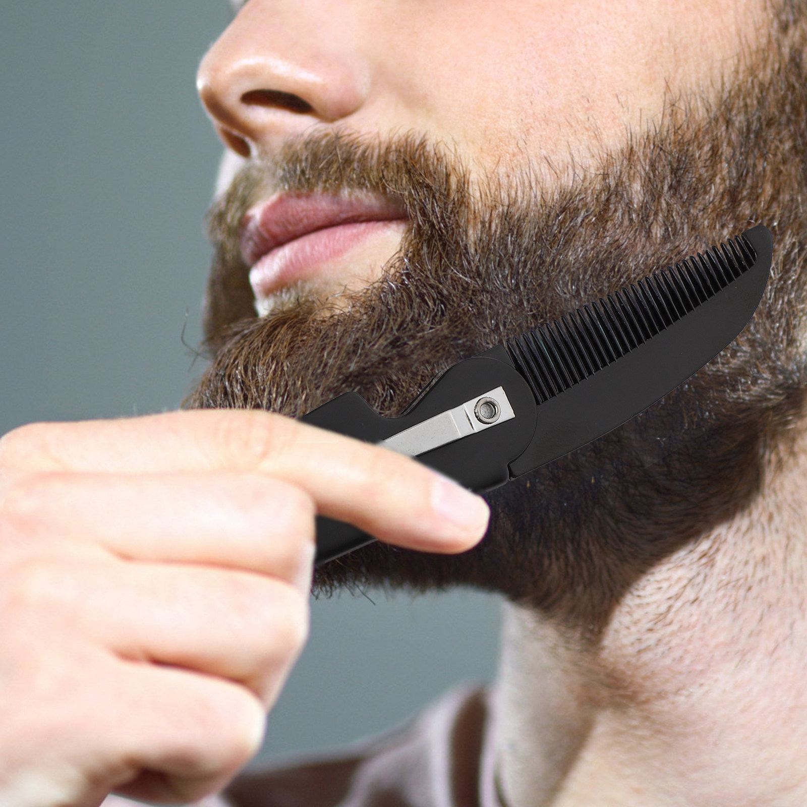 4Pcs Beard Comb Folding Pocket - огляд і ціна Men'S Grooming Hair