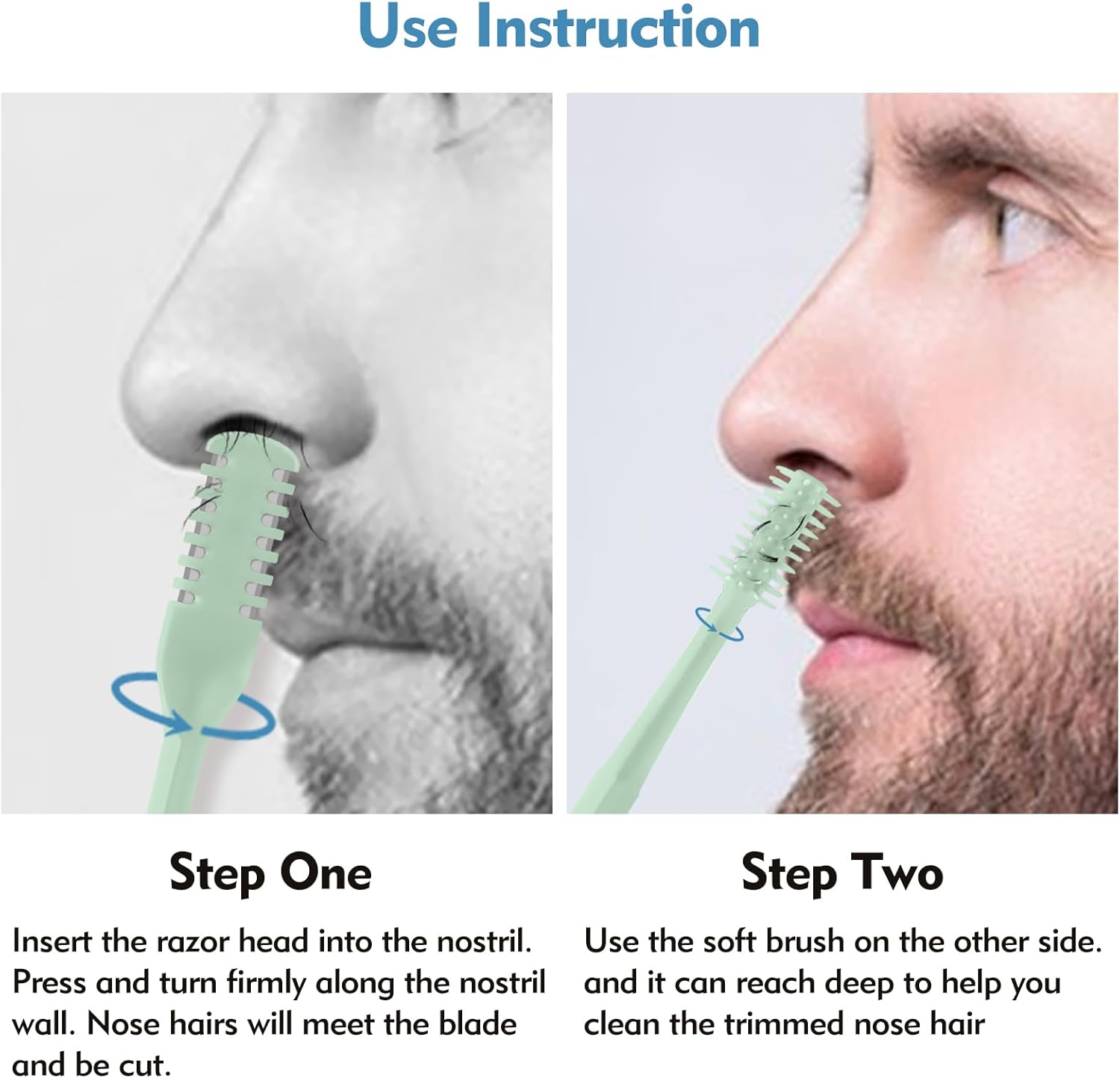 5/20/50Pcs 2-in-1 Nasal Cutter - огляд і ціна Men'S Grooming Hair