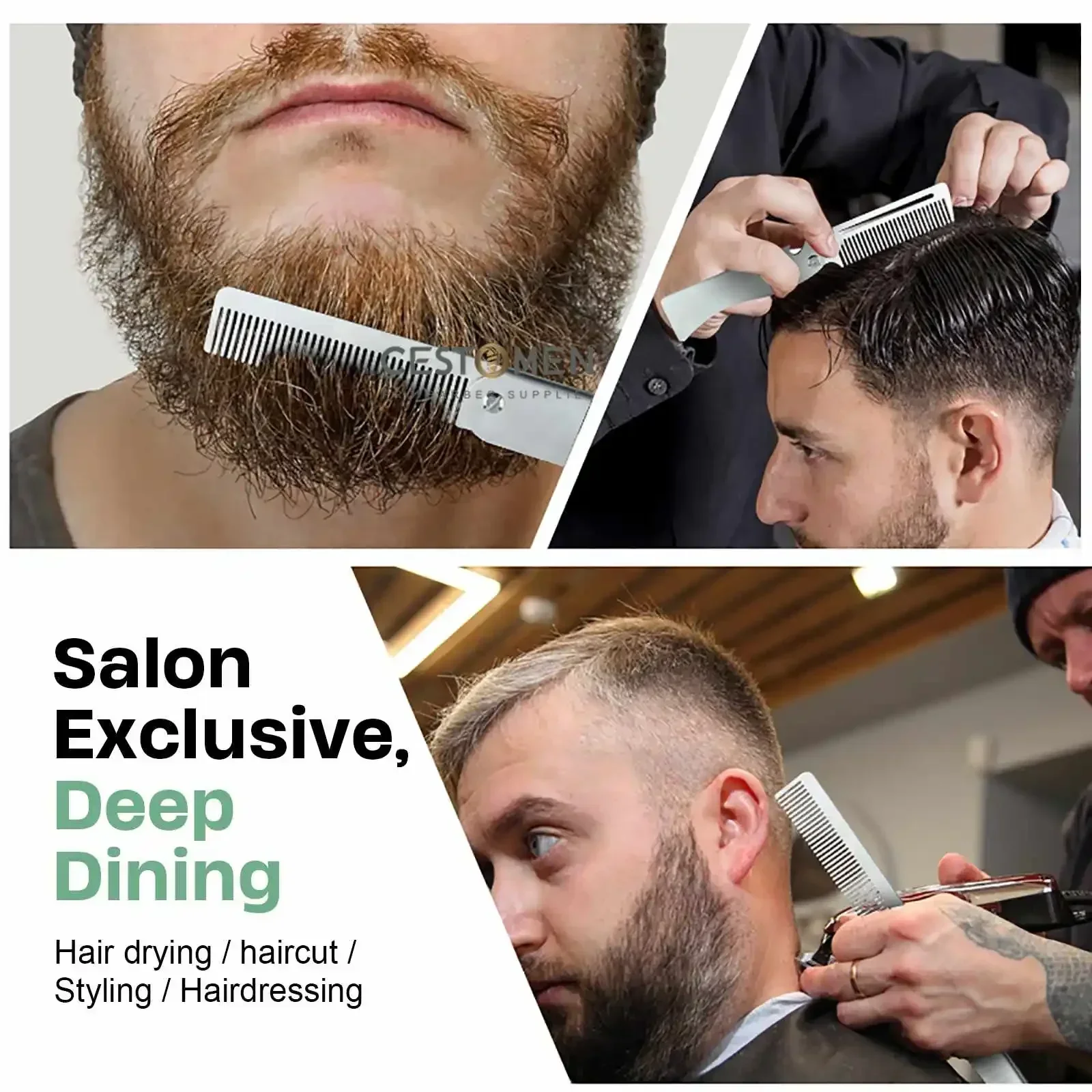 New Type 1/2PCS Portable Steel - огляд і ціна Men'S Grooming Hair