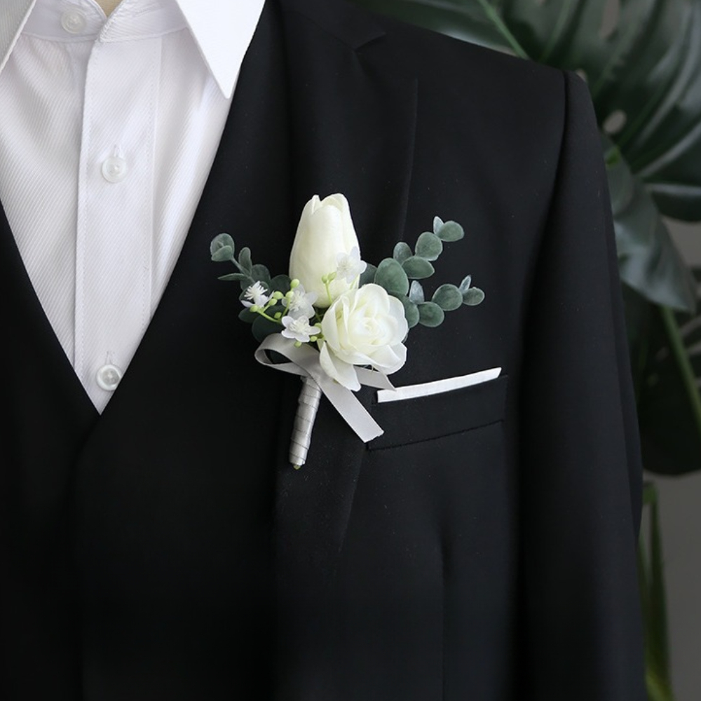 Groom Boutonniere Wedding Deco - огляд і ціна Men'S Grooming For Marriage
