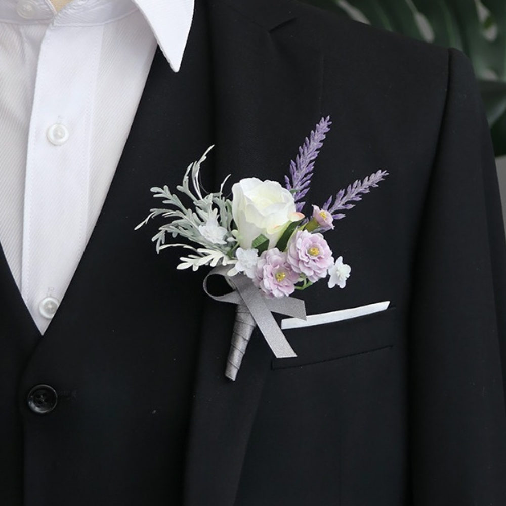 Groom Boutonniere Wedding Deco - огляд і ціна Men'S Grooming For Marriage