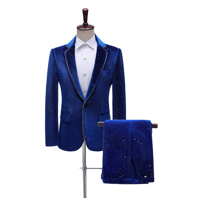 Stylish Formal Men's Velvet Su - огляд і ціна Men'S Grooming Studio