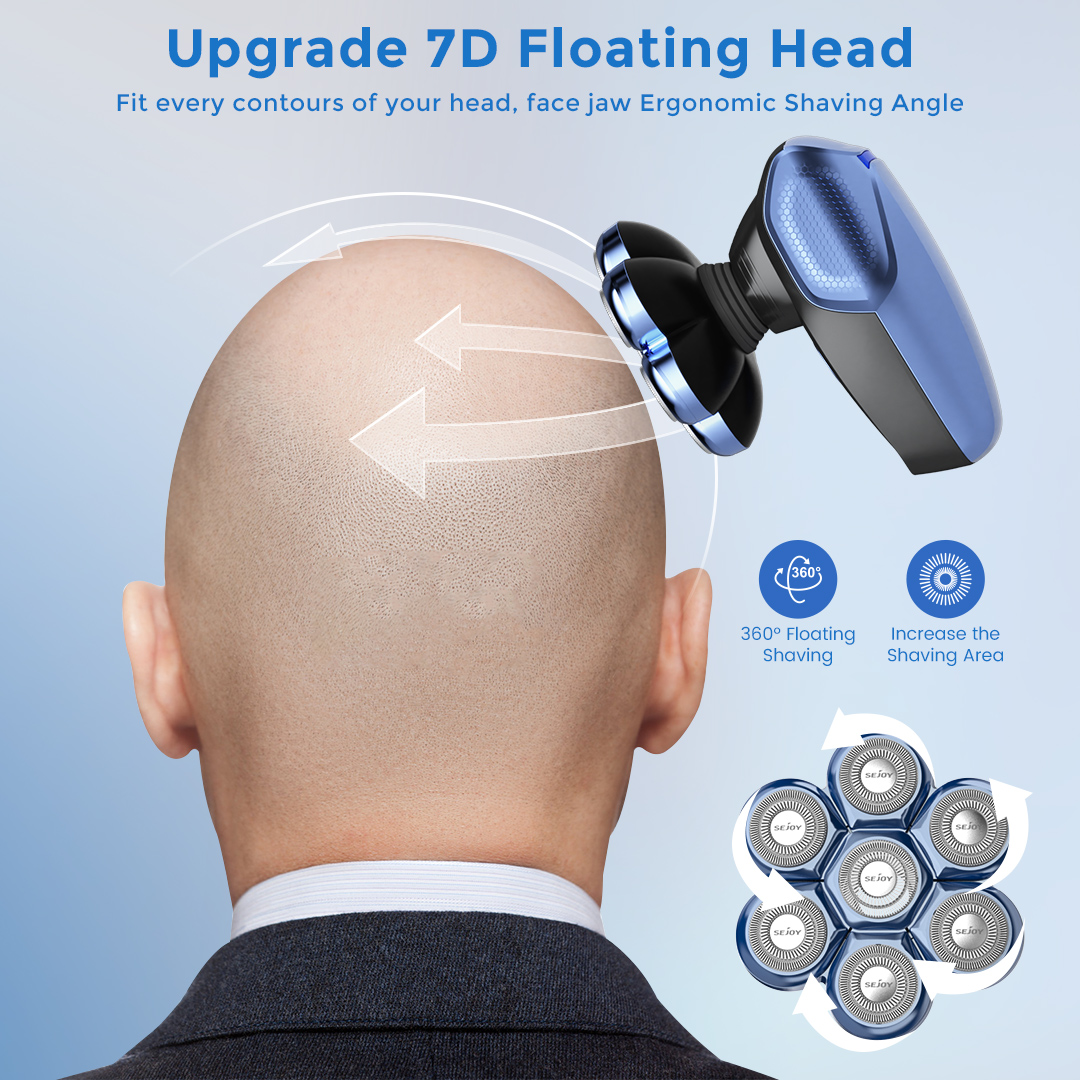 Sejoy 6-in-1 7D Head Shavers f - огляд і ціна Men Grooming Full Body