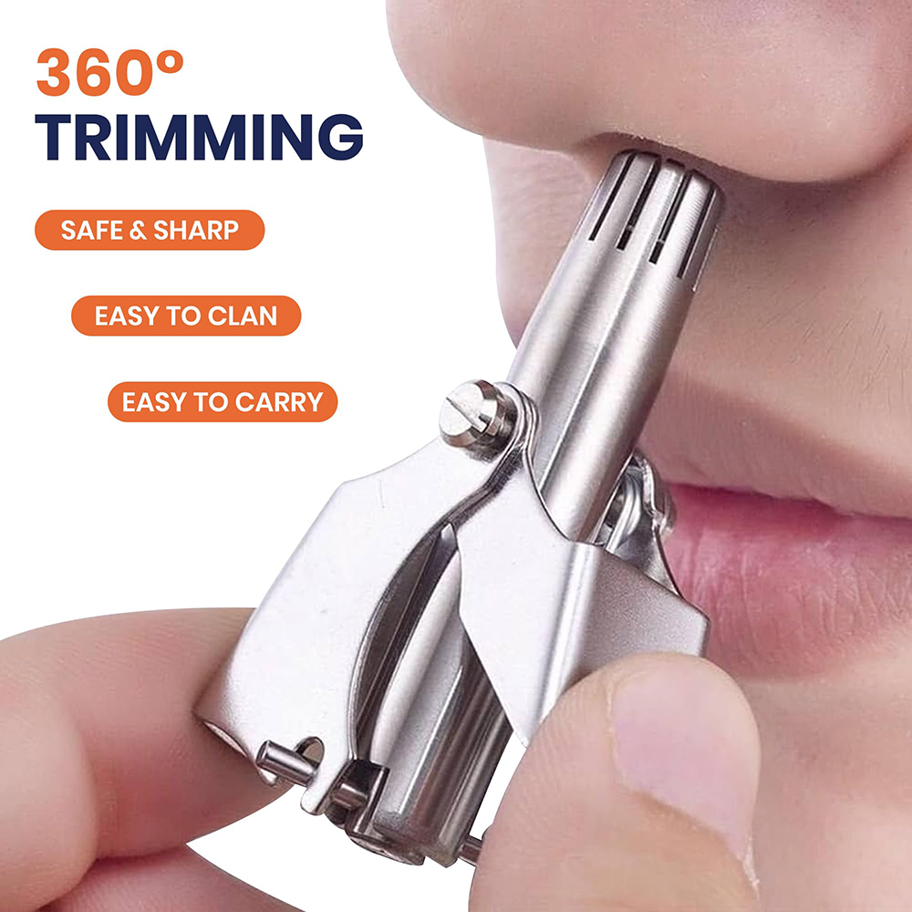 Portable Stainless Steel Manua - огляд і ціна Men'S Grooming Electric Trimmer