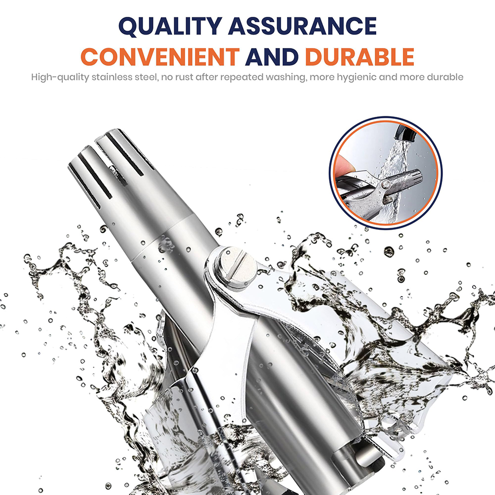 Portable Stainless Steel Manua - огляд і ціна Men'S Grooming Electric Trimmer