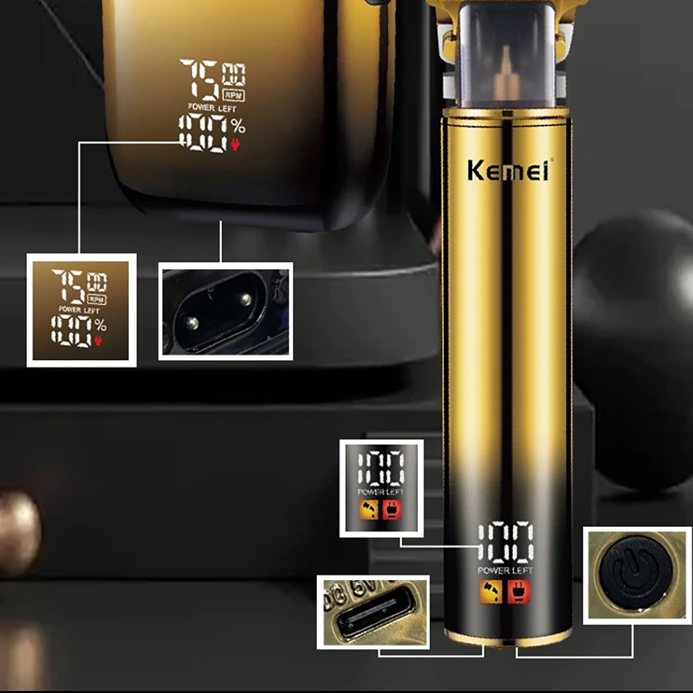 Kemei Hair Trimmer Electric Ra - огляд і ціна Men'S Grooming Electric Trimmer