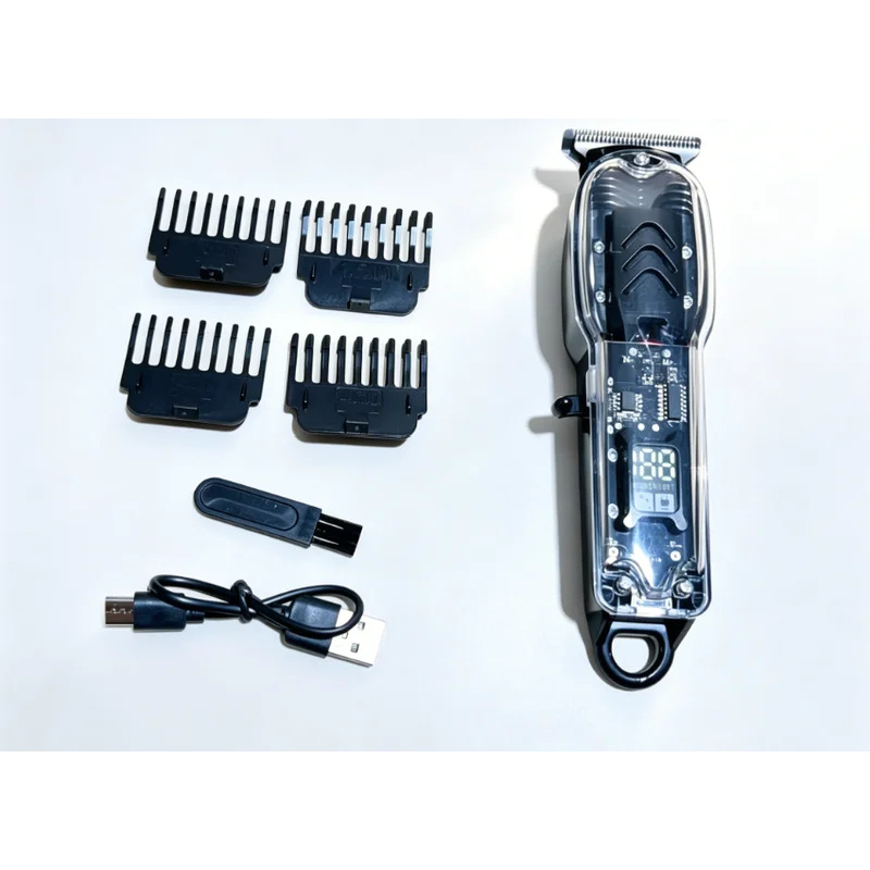 USB Rechargeable Transparent H - огляд і ціна Men'S Grooming Electric Trimmer